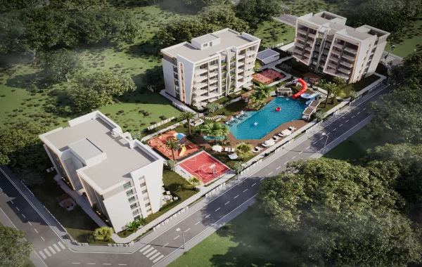 Herrlicher Komplex mit einfachem Zugang zum Flughafen in Antalya