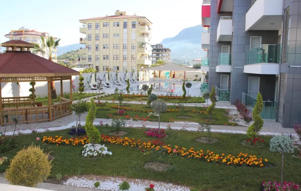 Eine angenehme Wohnung mit traumhaften Meerblick in Alanya/Kestel!