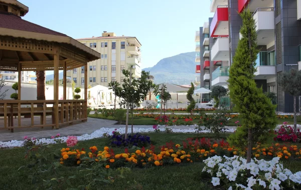 Eine angenehme Wohnung mit traumhaften Meerblick in Alanya/Kestel!