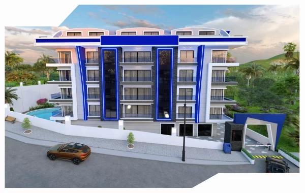 Der kompakte Wohnkomplex in Payallar/Alanya steht den Kunden von Nordic Trust Homes zur Verfügung