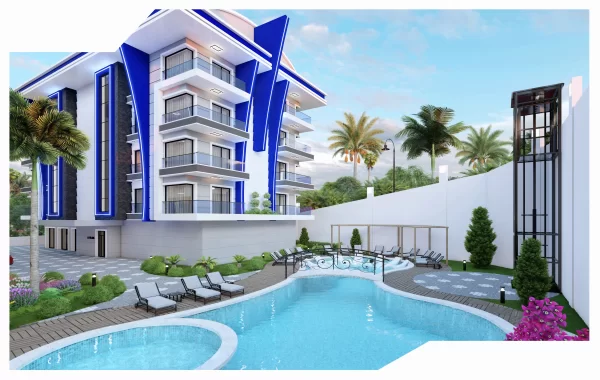 Der kompakte Wohnkomplex in Payallar/Alanya steht den Kunden von Nordic Trust Homes zur Verfügung