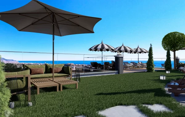 Erstklassige Apartments in Alanya/Kestel mit fantastischem Blick auf das blaue Mittelmeer