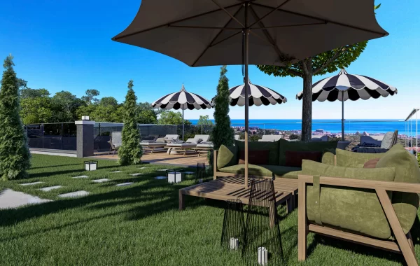 Prime Apartments in Alanya/Kestel with fantastic views of the blue mediterranean sea