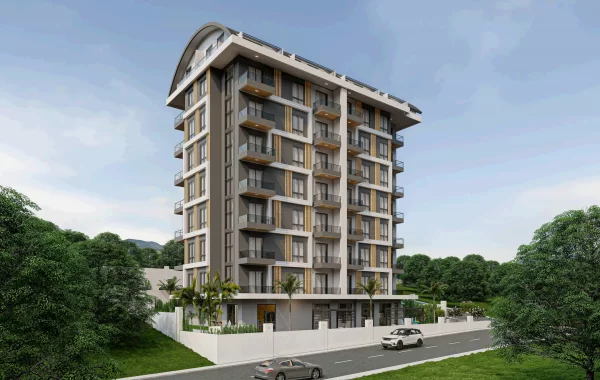 Wohnkomplex in fußläufiger Entfernung zum Strand in Alanya/Avsallar