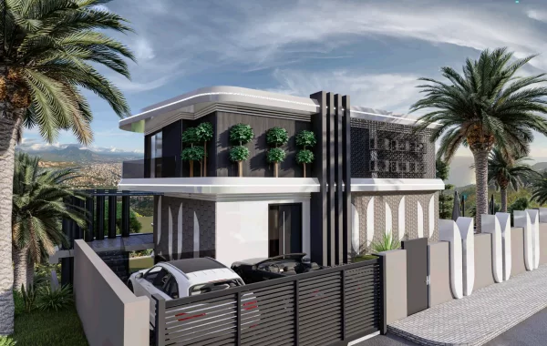 Ultra-luxuriöse Villen stehen am beliebten Standort Alanya zur Verfügung