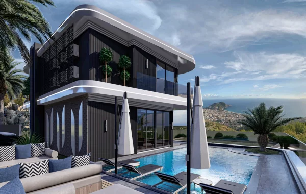 Ultra luxurious Villas are available in the popular location of Alanya