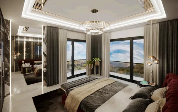 Ultra luxurious Villas are available in the popular location of Alanya