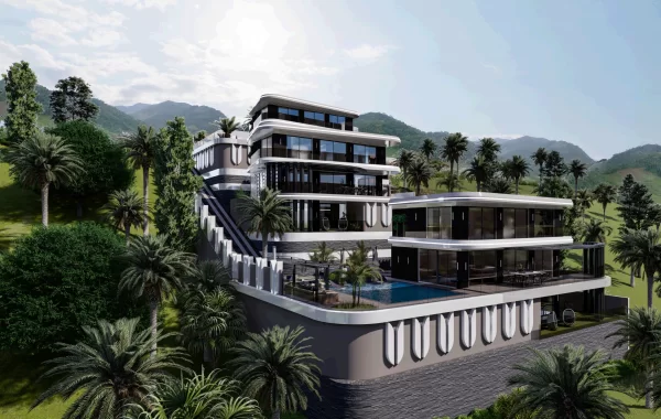 Ultra luxurious Villas are available in the popular location of Alanya