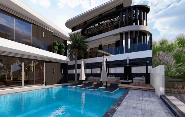 Ultra luxurious Villas are available in the popular location of Alanya
