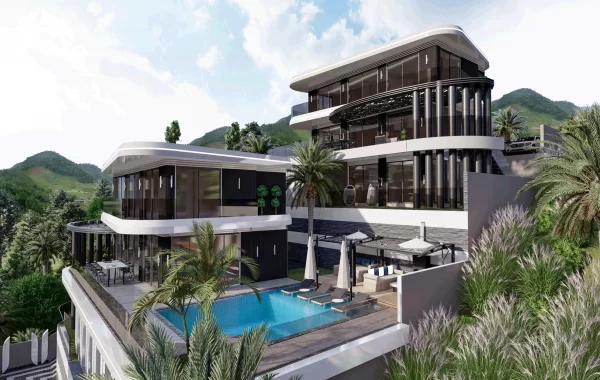 Ultra luxurious Villas are available in the popular location of Alanya