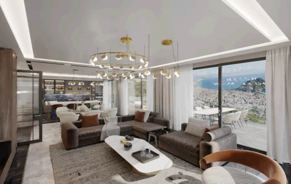 Ultra luxurious Villas are available in the popular location of Alanya