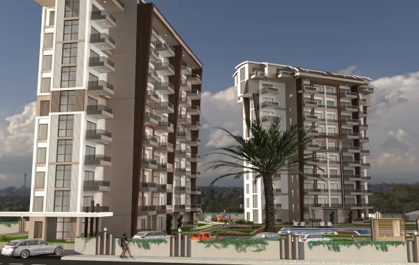 In Alanya-Gazipasa wird bald ein neuer Wohnkomplex fertiggestellt