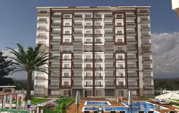 In Alanya-Gazipasa wird bald ein neuer Wohnkomplex fertiggestellt