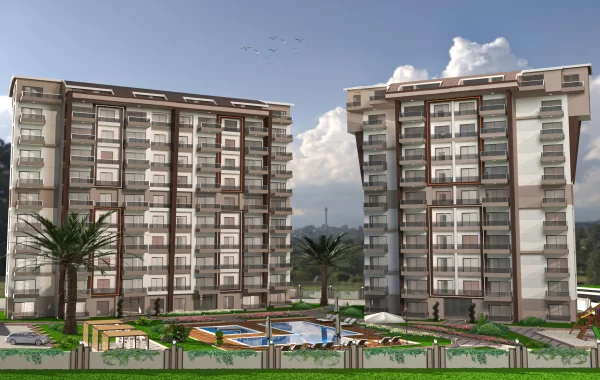 In Alanya-Gazipasa wird bald ein neuer Wohnkomplex fertiggestellt