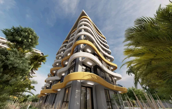 Luxury Apartments in Okurcalar with transfer to private beach