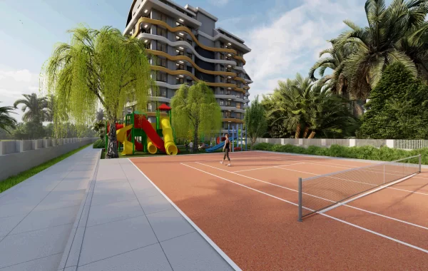 Luxury Apartments in Okurcalar with transfer to private beach