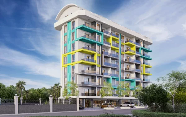 Schicke Apartments werden Ihnen in Alanya Payallar angeboten