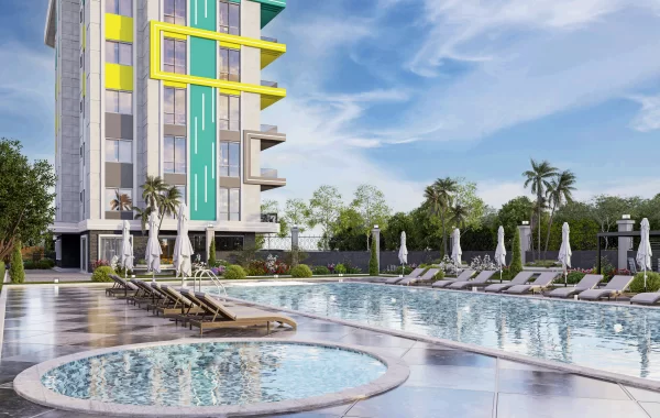 Schicke Apartments werden Ihnen in Alanya Payallar angeboten