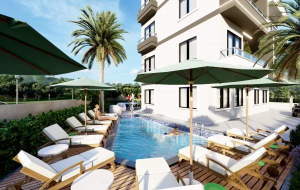 A beautiful boutique residential Complex is being built in Alanya/Avsallar