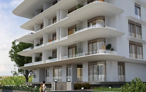 Luxuswohnungen zum Verkauf in Alanya, die sehr beeindruckend sind und eine moderne Architektur haben