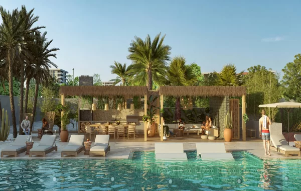 Luxuswohnungen zum Verkauf in Alanya, die sehr beeindruckend sind und eine moderne Architektur haben