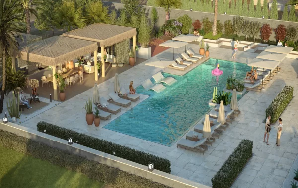Luxuswohnungen zum Verkauf in Alanya, die sehr beeindruckend sind und eine moderne Architektur haben