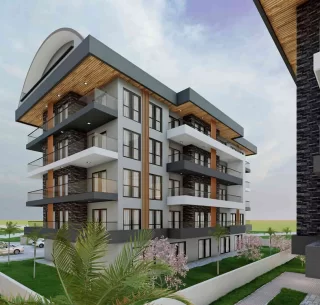 Neu gebauter wunderschöner Wohnkomplex im Oba Viertel von Alanya