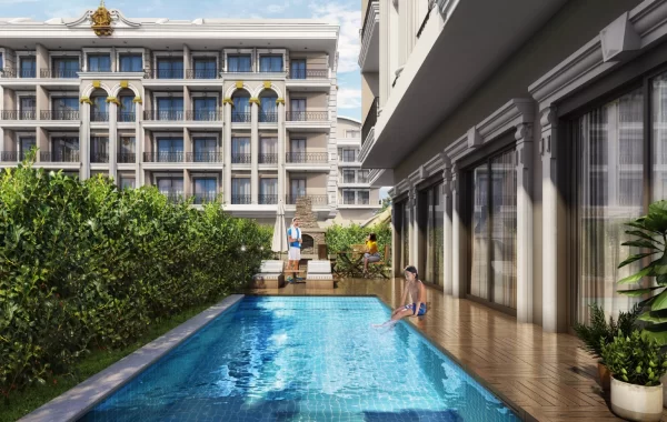 Neue Wohnungen mit modernem Look in der beliebten Gegend von Alanya zu verkaufen