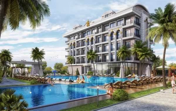 Neue Wohnungen mit modernem Look in der beliebten Gegend von Alanya zu verkaufen