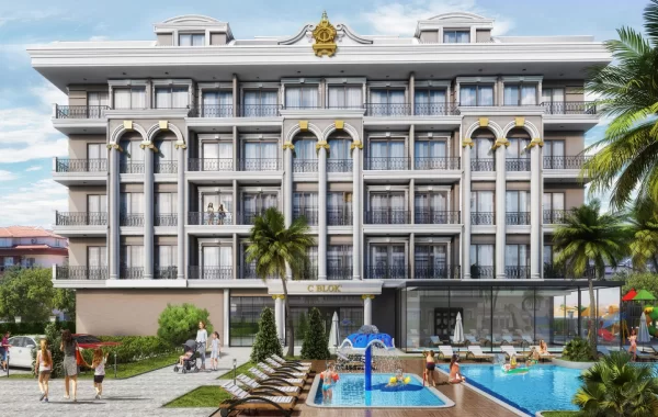 Neue Wohnungen mit modernem Look in der beliebten Gegend von Alanya zu verkaufen