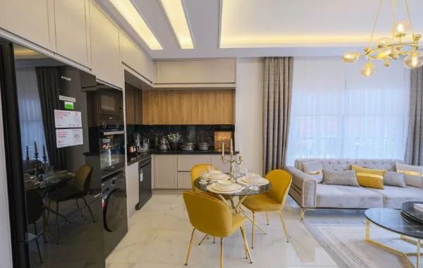 Neue Wohnungen mit modernem Look in der beliebten Gegend von Alanya zu verkaufen