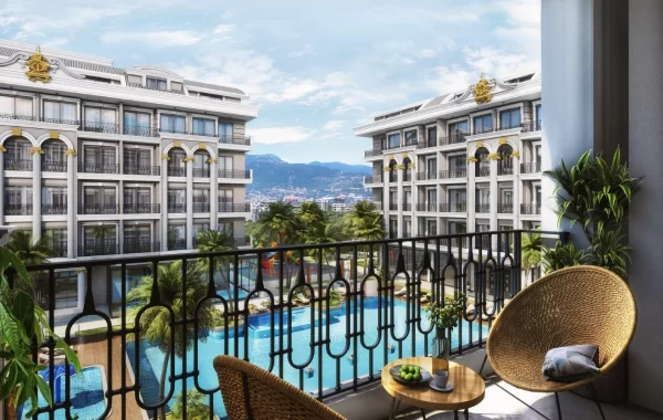 Neue Wohnungen mit modernem Look in der beliebten Gegend von Alanya zu verkaufen