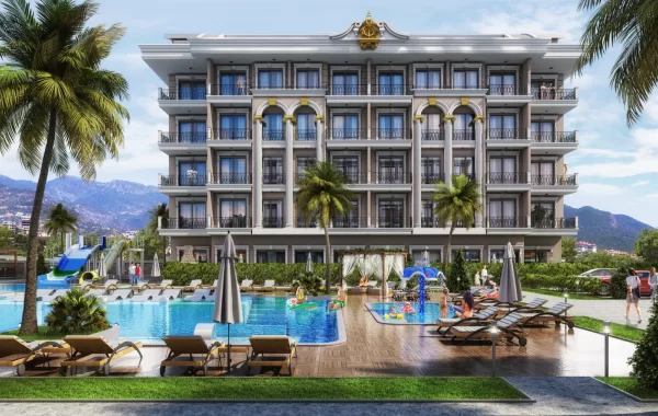 Neue Wohnungen mit modernem Look in der beliebten Gegend von Alanya zu verkaufen