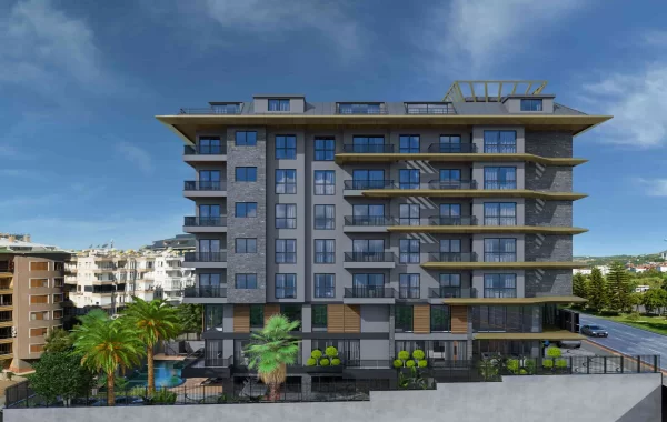 Luxuriöse Apartments im Zentrum von Alanya, sind im Bau für ein komfortables Leben