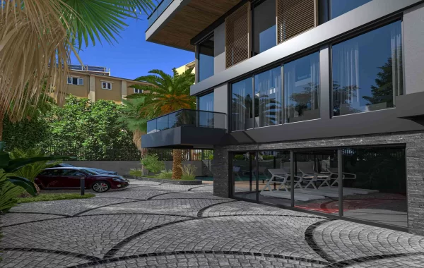 Luxuriöse Apartments im Zentrum von Alanya, sind im Bau für ein komfortables Leben