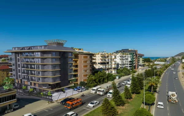 Luxuriöse Apartments im Zentrum von Alanya, sind im Bau für ein komfortables Leben