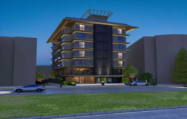 Luxuriöse Apartments im Zentrum von Alanya, sind im Bau für ein komfortables Leben
