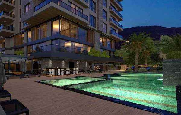 Luxuriöse Apartments im Zentrum von Alanya, sind im Bau für ein komfortables Leben