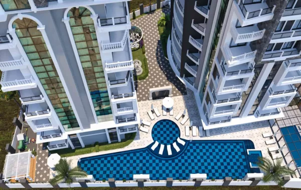 Neues Projekt mit toller Aussicht verspricht ein komfortables Leben im Zentrum von Alanya