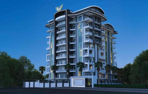 Neues Projekt mit toller Aussicht verspricht ein komfortables Leben im Zentrum von Alanya