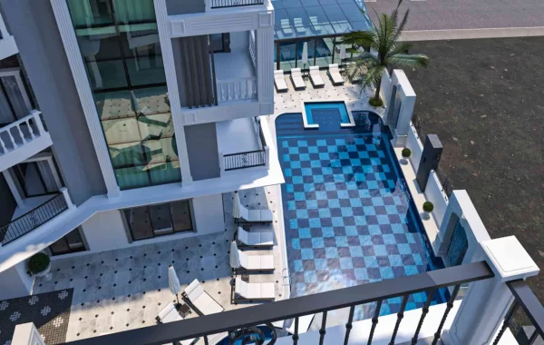 Neues Projekt mit toller Aussicht verspricht ein komfortables Leben im Zentrum von Alanya