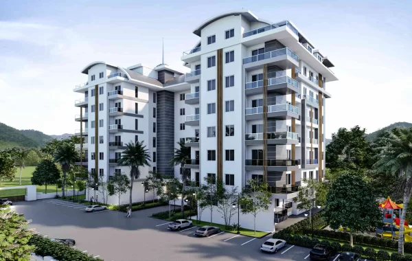 Nytt modernt bostadskomplex för ett lugnt och trivsamt liv i Alanya, Gazipasa