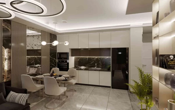 Nytt modernt bostadskomplex för ett lugnt och trivsamt liv i Alanya, Gazipasa