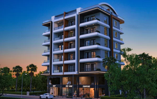 Wohnungen zu Verkaufen in einem modernen und exklusiven Projekt im größten Stadtteil von Alanya