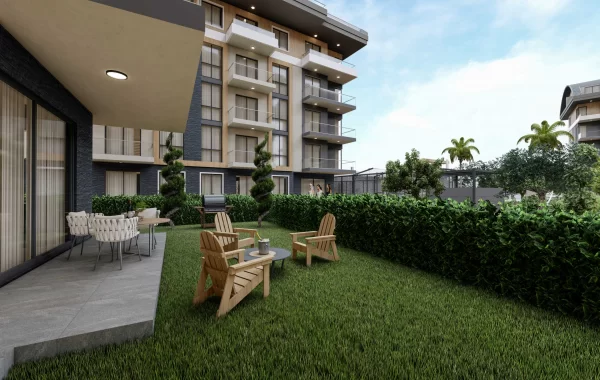 A luxury real estate in the popular city of Oba, Alanya