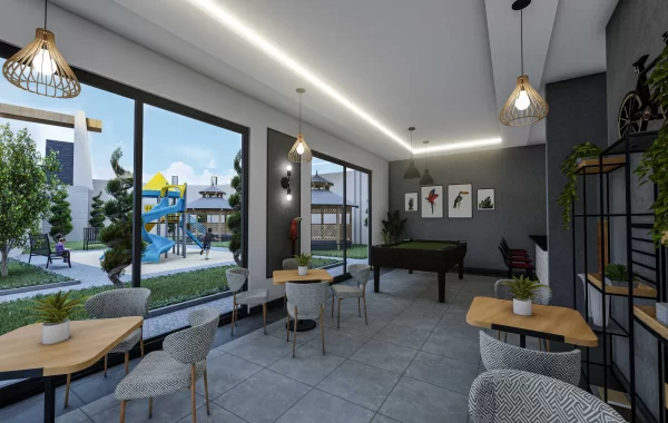 En lyxig fastighet i den populära stadsdelen Oba, Alanya