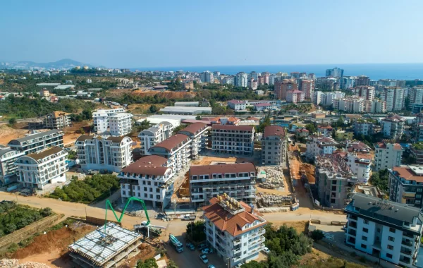 En lyxig fastighet i den populära stadsdelen Oba, Alanya