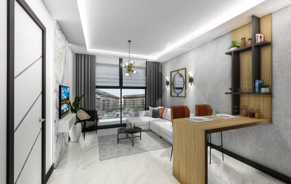 En lyxig fastighet i den populära stadsdelen Oba, Alanya