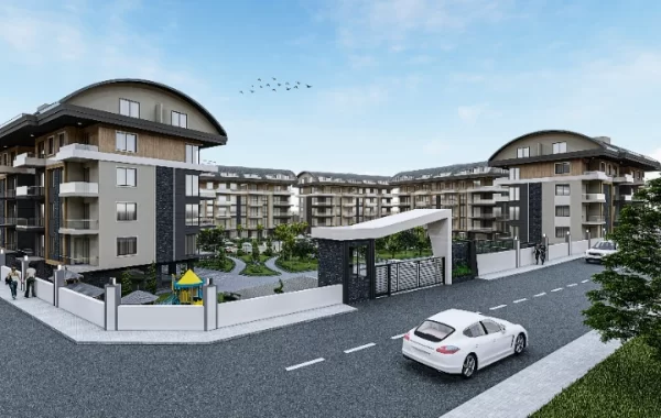 En lyxig fastighet i den populära stadsdelen Oba, Alanya