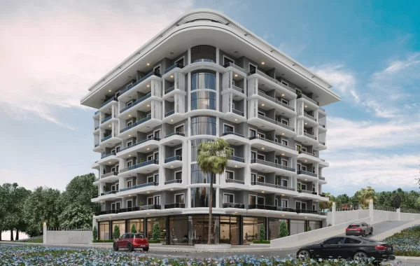 Tyst och fridfullt komplex bort från stadslivet och beläget i soliga Payallar, kustregion i Alanya